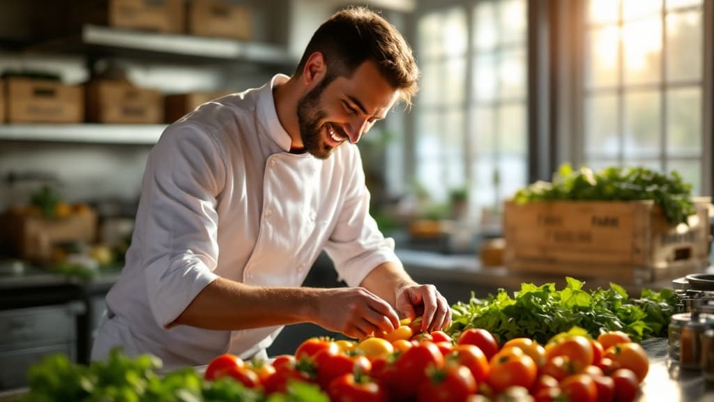 Fresh local farm produce ready for commercial delivery
